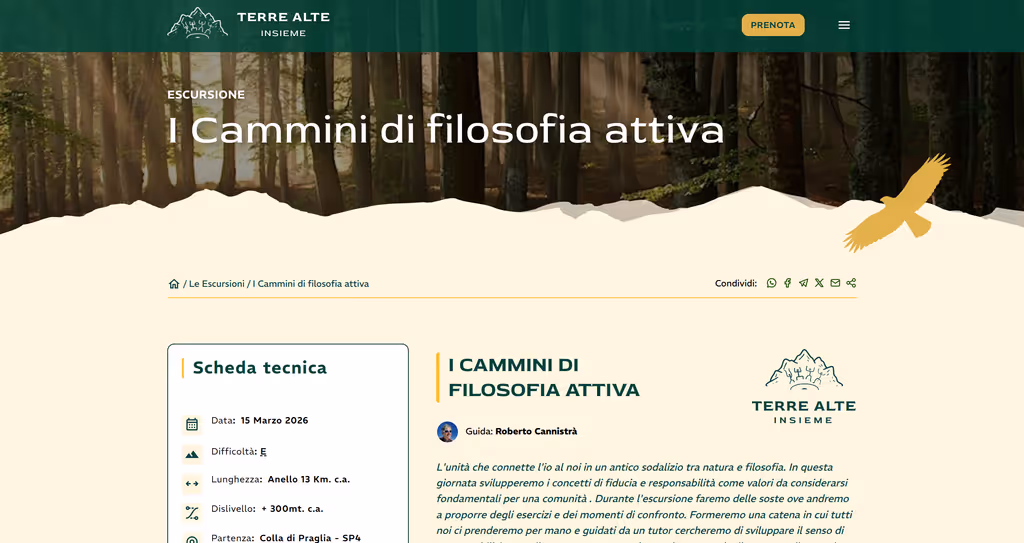 Dettaglio escursione