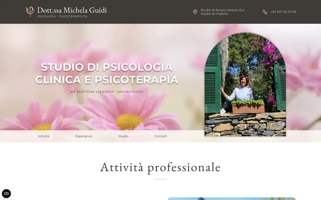 Intestazione del sito