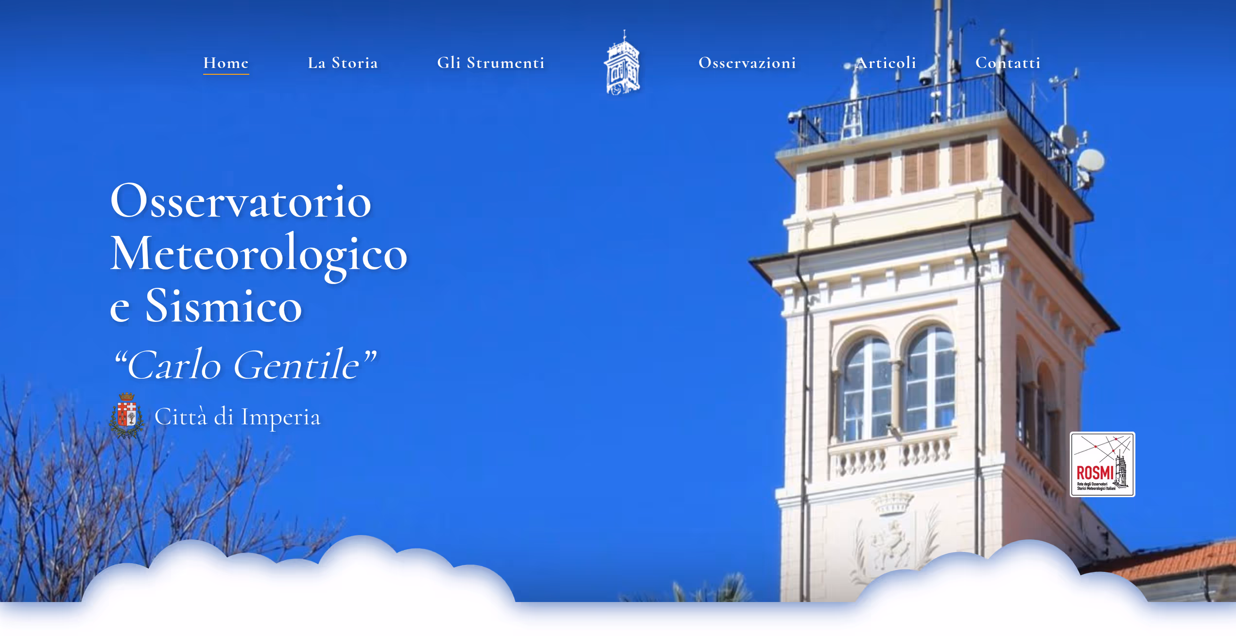 Anteprima sito Osservatorio di Imperia